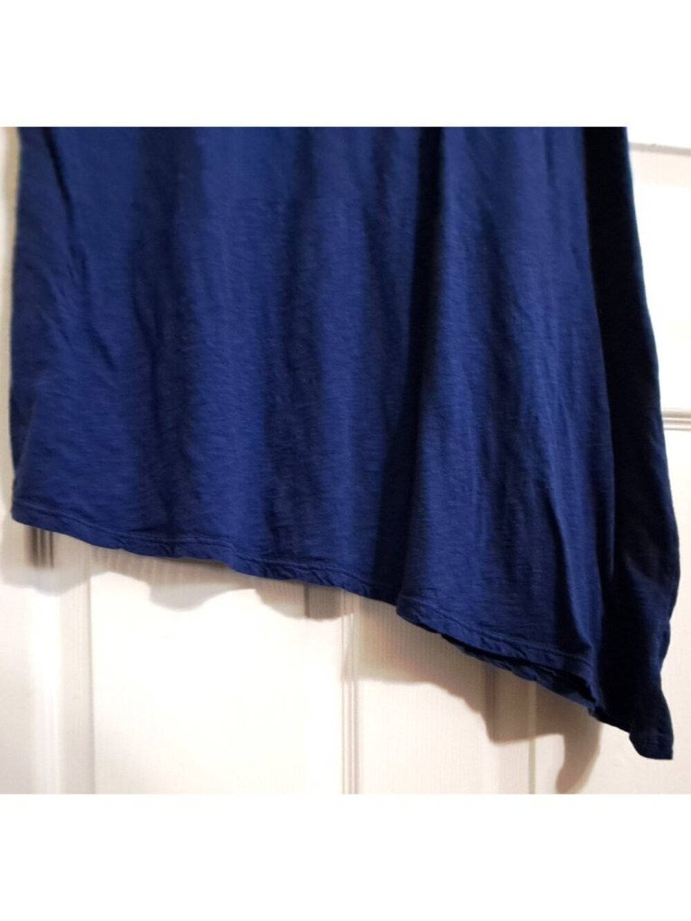 Fresh Produce Women's 2XL Blue Short Sleeve Tunic Asymmetrical Hem - Picture 5 of 7